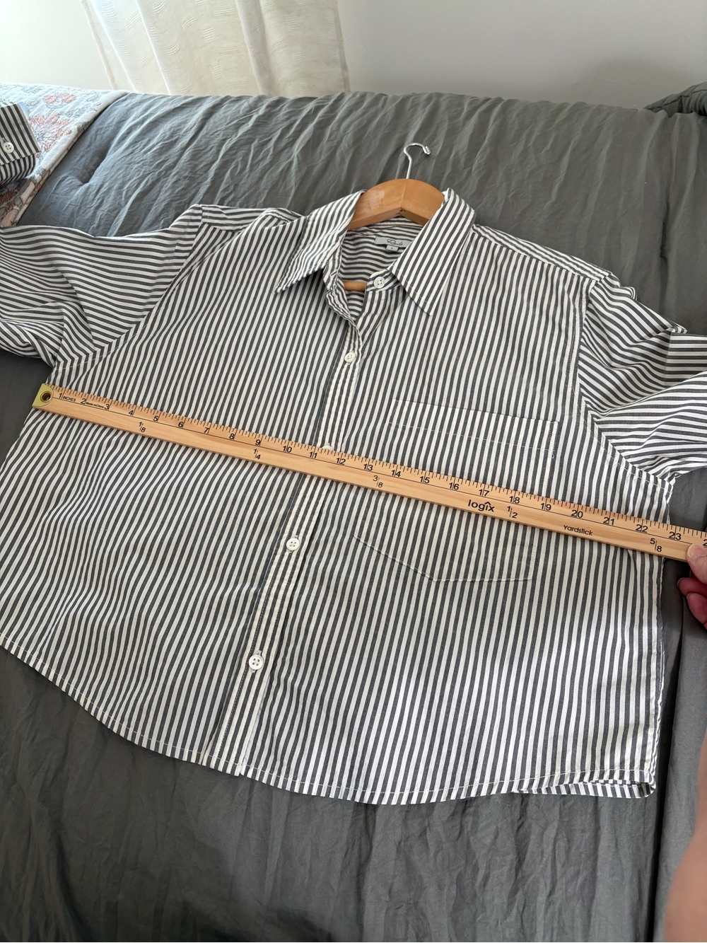 Rails Ramy Shirt Noir Stripe Button Down. Size Large. - Picture 10 of 10